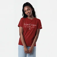T-shirt de style vie Crimson Tide l'Alabama, championne féminine