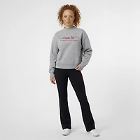 Sweat-shirt à col montant Champion gris Alabama Crimson Tide Triumph pour femme