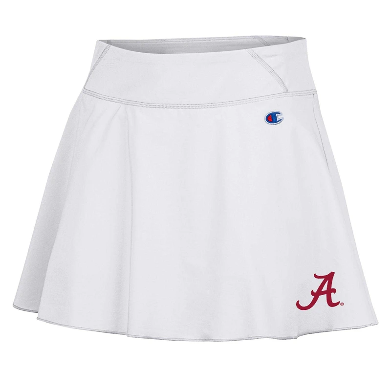 Women's Champion White Alabama Crimson Tide Tailgate Soft Touch Skort