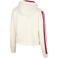 Sweat à capuche court Colosseum Cream Alabama Crimson Tide Perfect Date pour femmes