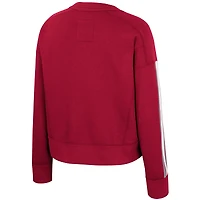 Sweat-shirt femme Colosseum Crimson Alabama Tide Honeymoon