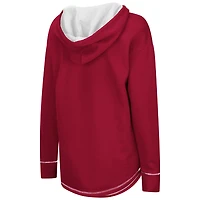 Women's Colosseum Crimson Alabama Tide Tunic Pullover Hoodie