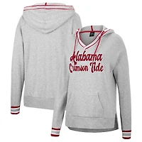 Sweat à capuche Colosseum gris chiné Alabama Crimson Tide Andy pour femme