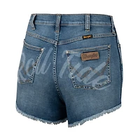 Colosseum x Wrangler Blue Alabama Crimson Tide Short taille haute rétro pour femme