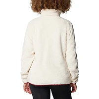 Veste zippée en sherpa Columbia White Alabama Crimson Tide Fireside II pour femme