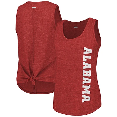 Women's Columbia  Crimson Alabama Tide Cades Cape Omni-Wick Tri-Blend Tank Top