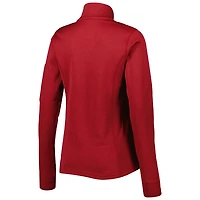 Haut à demi-zip Columbia Crimson Alabama Tide Park View Omni-Wick pour femme