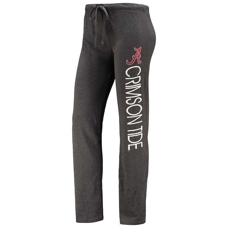 Ensemble de nuit pour femme Concepts Sport Charcoal/Crimson Alabama Crimson Tide avec débardeur et pantalon