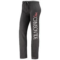 Ensemble de nuit pour femme Concepts Sport Charcoal/Crimson Alabama Crimson Tide avec débardeur et pantalon