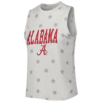 Concepts Sport Cream Alabama Crimson Tide Agenda Stars Ensemble de nuit avec débardeur et short