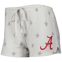 Concepts Sport Cream Alabama Crimson Tide Agenda Stars Ensemble de nuit avec débardeur et short