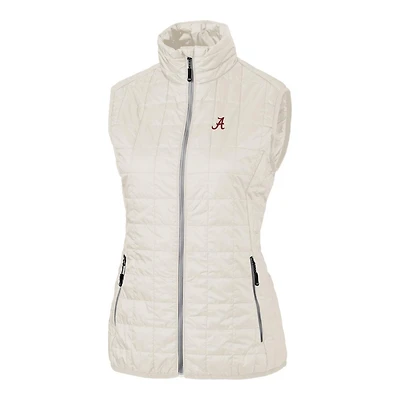 Gilet zippé Rainer pour femme, couleur crème, Alabama Crimson Tide, Cutter & Buck
