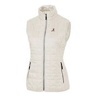 Gilet zippé Rainer pour femme, couleur crème, Alabama Crimson Tide, Cutter & Buck