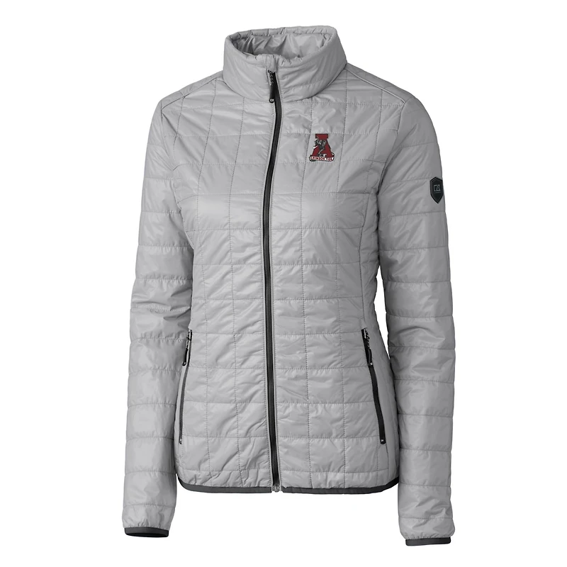 Doudoune isolante entièrement zippée pour femme, coupe-vent et gris Alabama Crimson Tide Vault Rainier PrimaLoft Eco