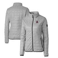 Doudoune isolante entièrement zippée pour femme, coupe-vent et gris Alabama Crimson Tide Vault Rainier PrimaLoft Eco