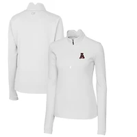 Pull-over extensible à quart de zip pour femme Cutter & Buck Alabama Crimson Tide Traverse, blanc