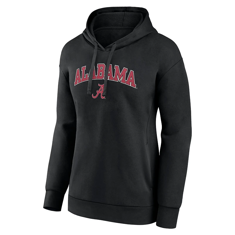 Sweat à capuche noir Alabama Crimson Tide Campus pour femmes Fanatics