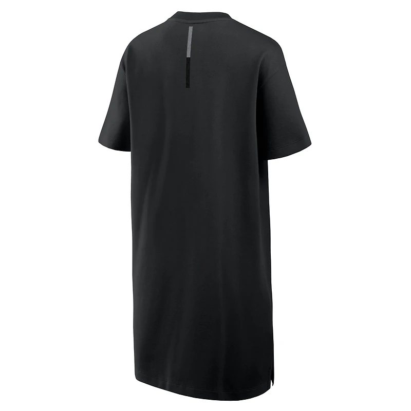 Robe t-shirt noire Alabama Crimson Tide Elements Go Tri-Blend Fanatics pour femme
