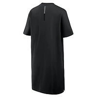 Robe t-shirt noire Alabama Crimson Tide Elements Go Tri-Blend Fanatics pour femme