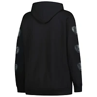 Sweat à capuche manches longues pour femme Fanatics Black Alabama Crimson Tide, grande taille