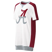 Robe t-shirt G-III 4Her by Carl Banks pour femme blanche Alabama Crimson Tide Home Run