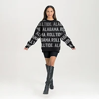 Sweat-shirt noir Gameday Couture pour femme Alabama Crimson Tide Hype Era