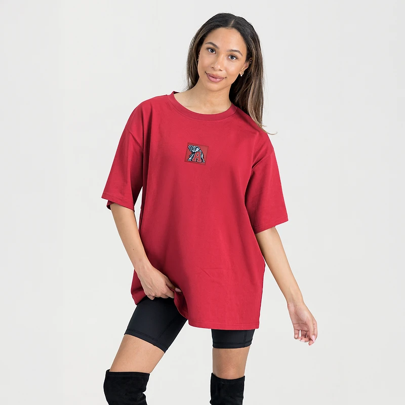 Women's Gameday Couture Crimson Alabama Tide Oversized Back at Ya T-Shirt