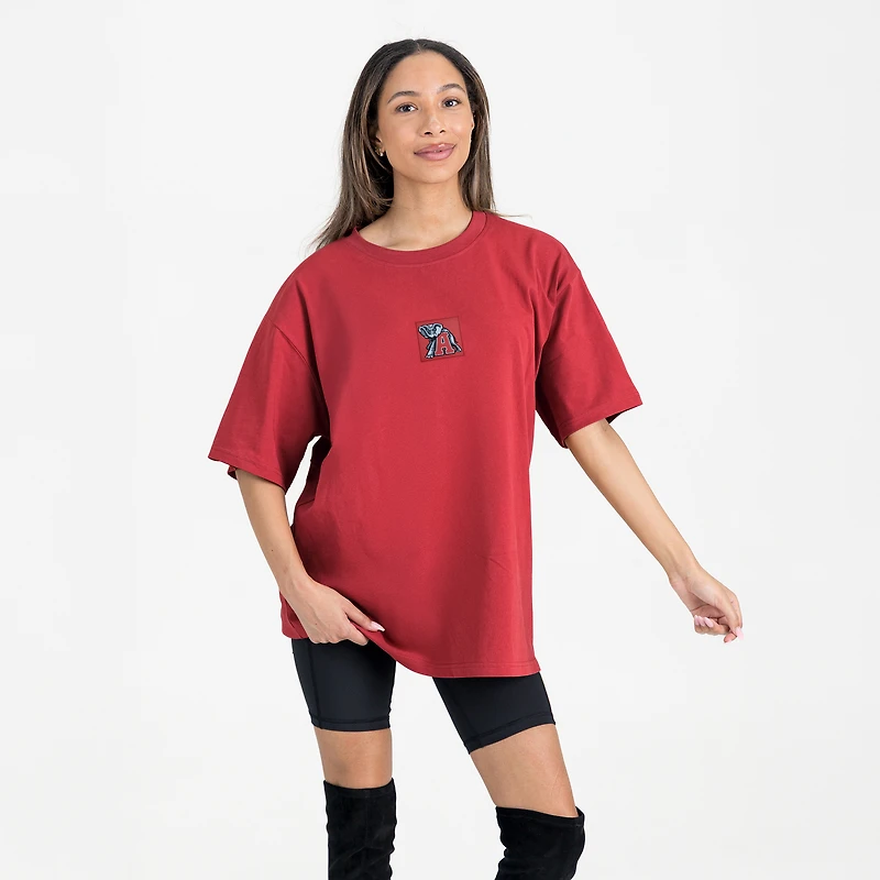 T-shirt oversize « Back at Ya » pour femme, motif Gameday Couture, Alabama Crimson Tide