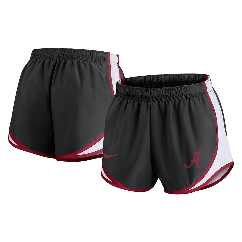 Women's Nike Black Alabama Crimson Tide Spring Break Tempo Dri-FIT Shorts