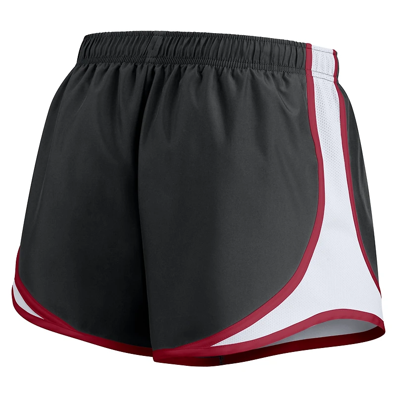 Women's Nike Black Alabama Crimson Tide Spring Break Tempo Dri-FIT Shorts