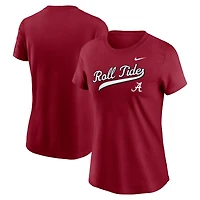 T-shirt Nike Crimson Alabama Tide Local Script pour femme
