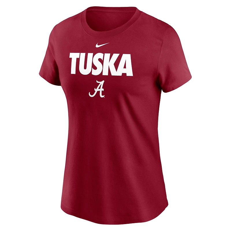 Women's Nike Crimson Alabama Tide Local Ultimate Chant T-Shirt