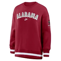 Women's Nike Crimson Alabama Tide Oversized Legacy Phoenix Sweatshirt