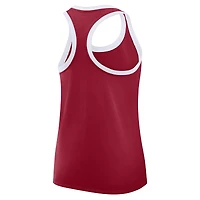 Débardeur dos nageur Nike Crimson Alabama Tide Primetime Tri-Blend pour femme