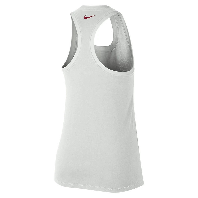 Débardeur Nike Alabama Crimson Tide Game Time pour femme, gris