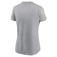 Women's Nike Heather Gray Alabama Crimson Tide Primetime Logo T-Shirt