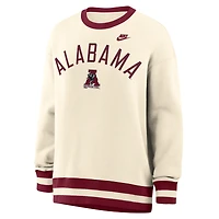 Sweat-shirt à enfiler Nike Natural Alabama Crimson Tide Legacy pour femme