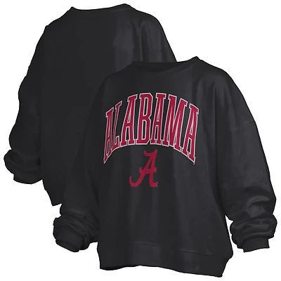 Women's Pressbox  Black Alabama Crimson Tide Plus Nelson Janise Sweatshirt