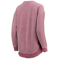Women's Pressbox Crimson Alabama Tide Ponchoville Pullover Sweatshirt