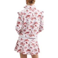 Women's Smith & Quinn White/Crimson Alabama Crimson Tide Tailgate Collection Grayson Top