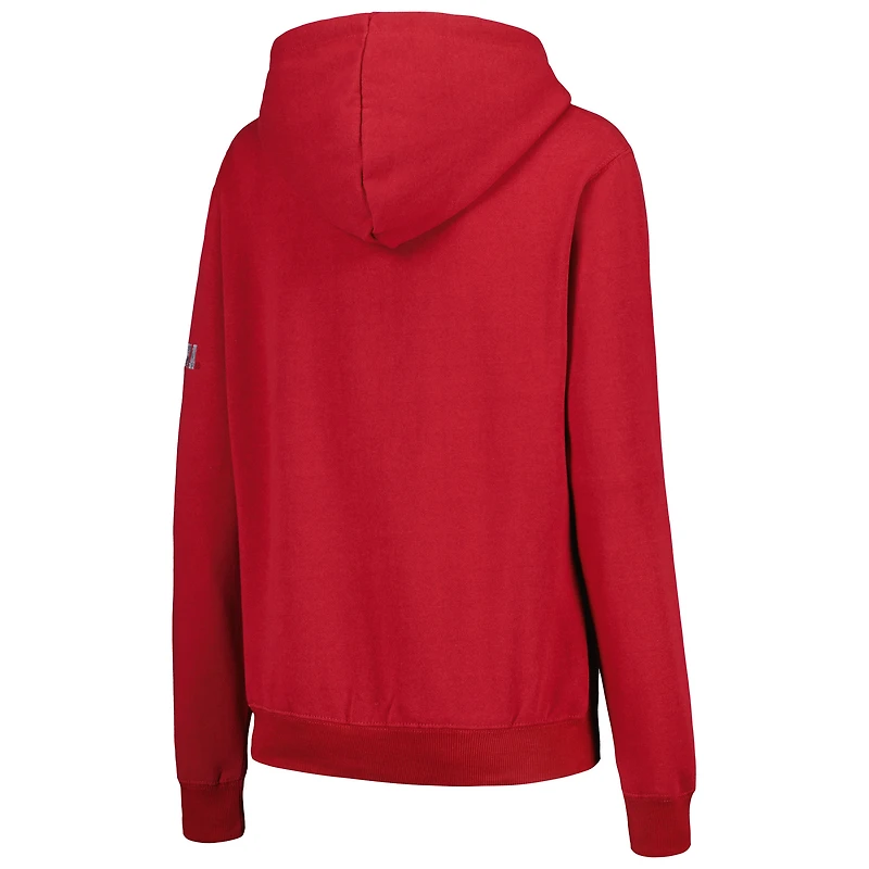 Sweat à capuche gros logo Stadium Athletic Crimson Alabama Tide pour femme