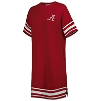 Robe t-shirt Touch Crimson Alabama Tide Cascade pour femme