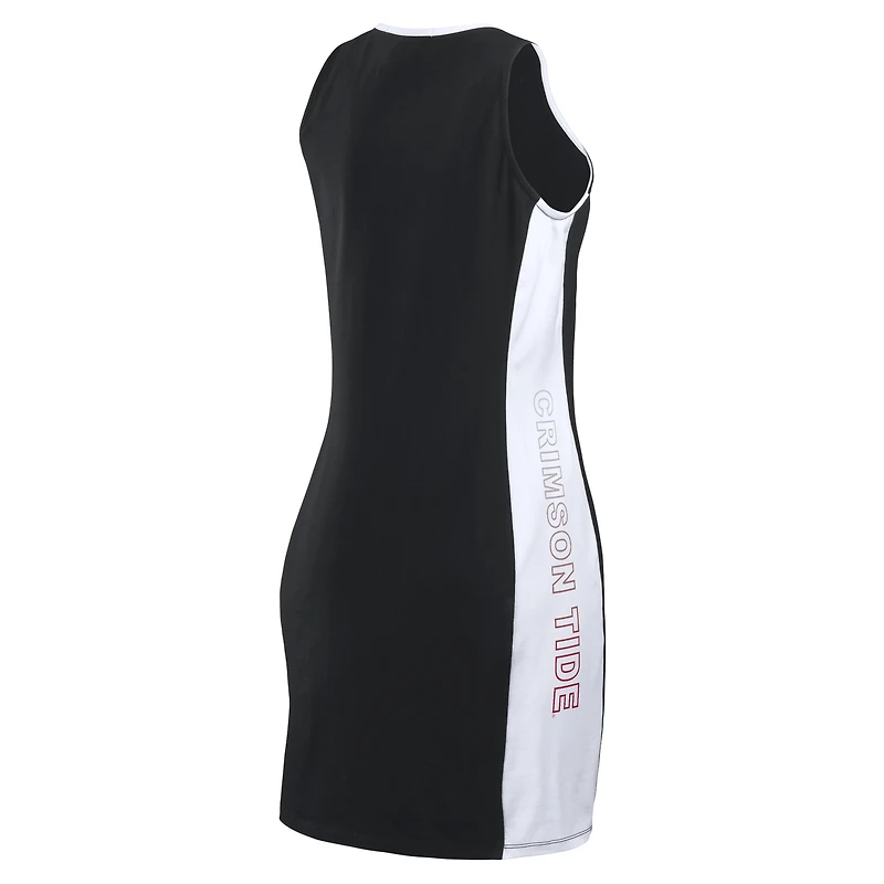 Robe débardeur WEAR by Erin Andrews noire Alabama Crimson Tide Bodyframing pour femmes
