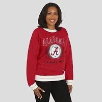 Sweat-shirt pour femme WEAR by Erin Andrews Crimson Alabama Tide Seal