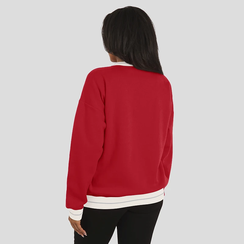 Sweat-shirt pour femme WEAR by Erin Andrews Crimson Alabama Tide Seal