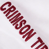 Sweat à capuche Alabama Crimson Tide blanc pour femme, avec logo et arche.