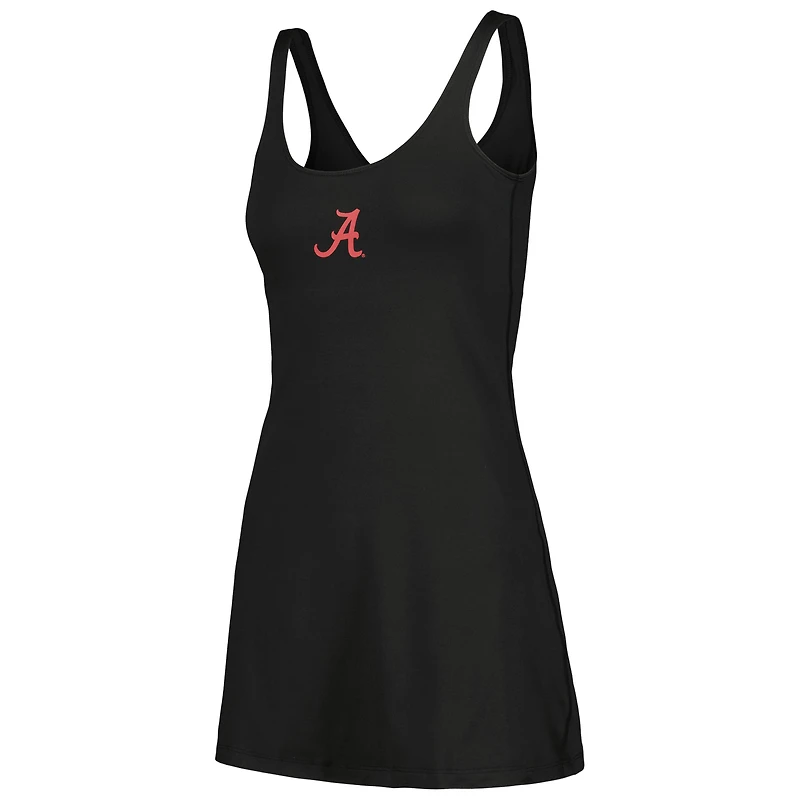 Robe à encolure dégagée avec logo ZooZatz pour femmes, noir Alabama Crimson Tide
