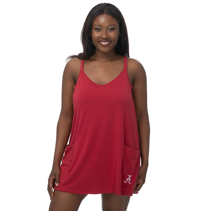 Women's ZooZatz Crimson Alabama Tide Active Pocketed Skort Dress