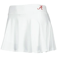 Women's ZooZatz White Alabama Crimson Tide Flowy Skort