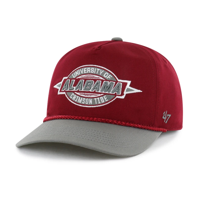 Casquette ajustable Youth '47 Crimson Alabama Crimson Tide Frame Out Hitch Rope